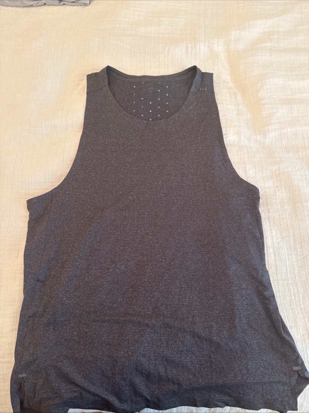 Lululemon Men’s Sleeveless Athletic Tank Top - Charcoal Size Large